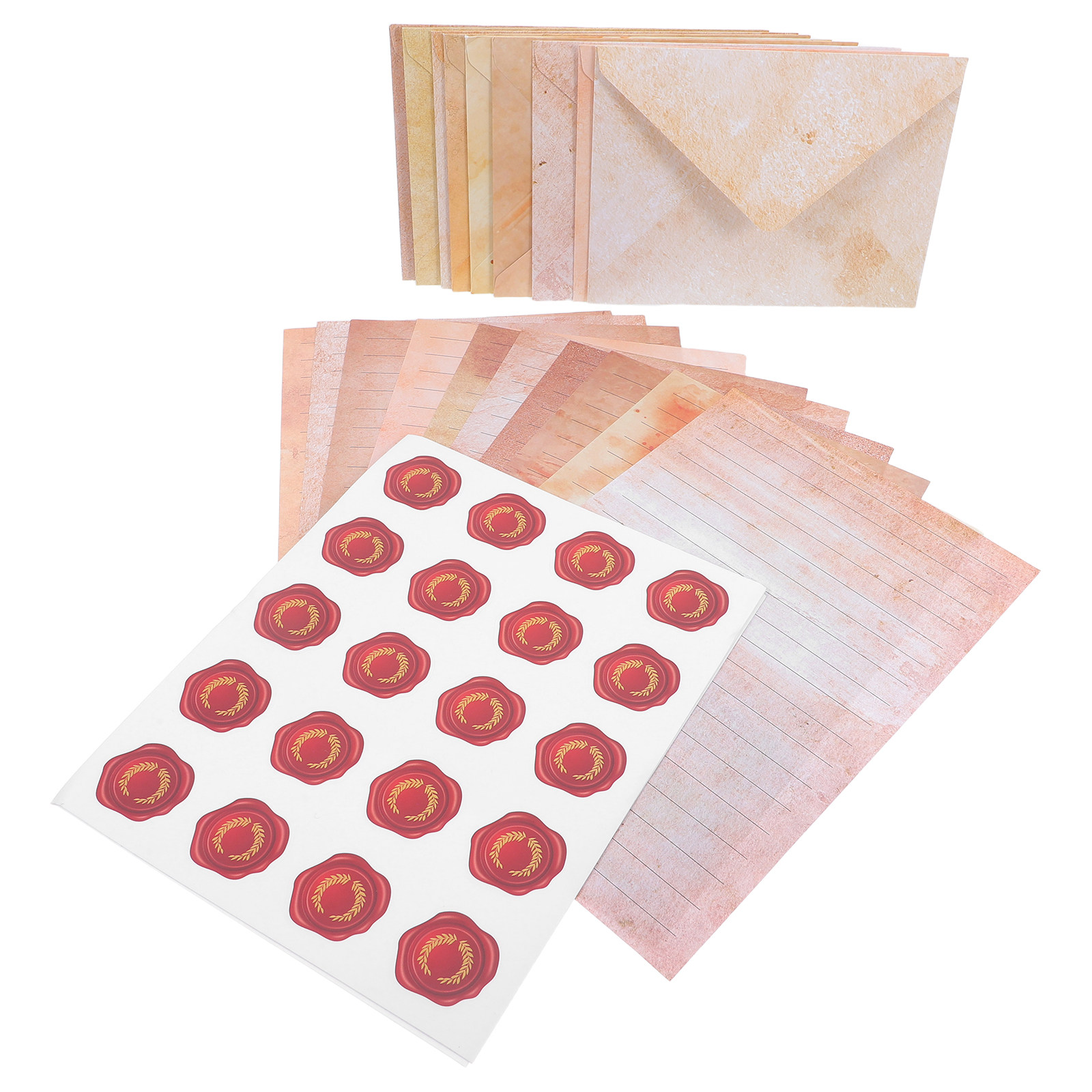Papercraft Supply Invitation - 1 Conjunto de Papelaria Vintage com
