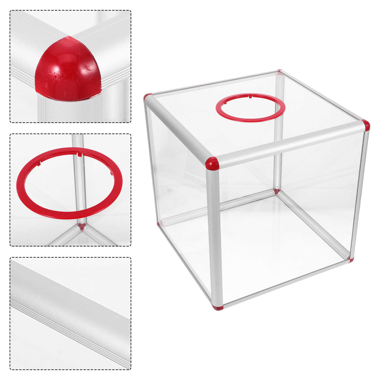 Event Party Box - Grande Caixa de Rifa Transparente de