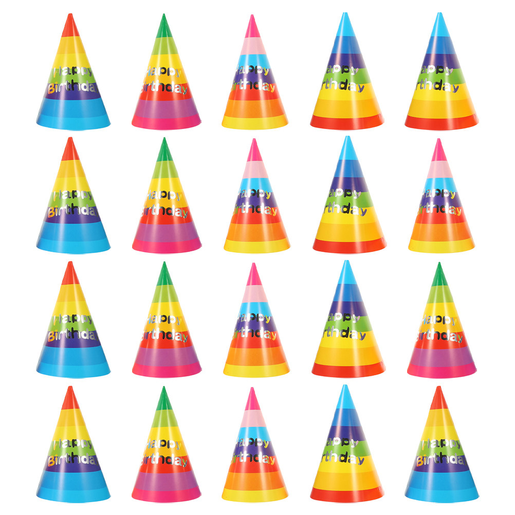 36 Chapéus de Papel Coloridos  - Party Hat Cone avaliação e preço