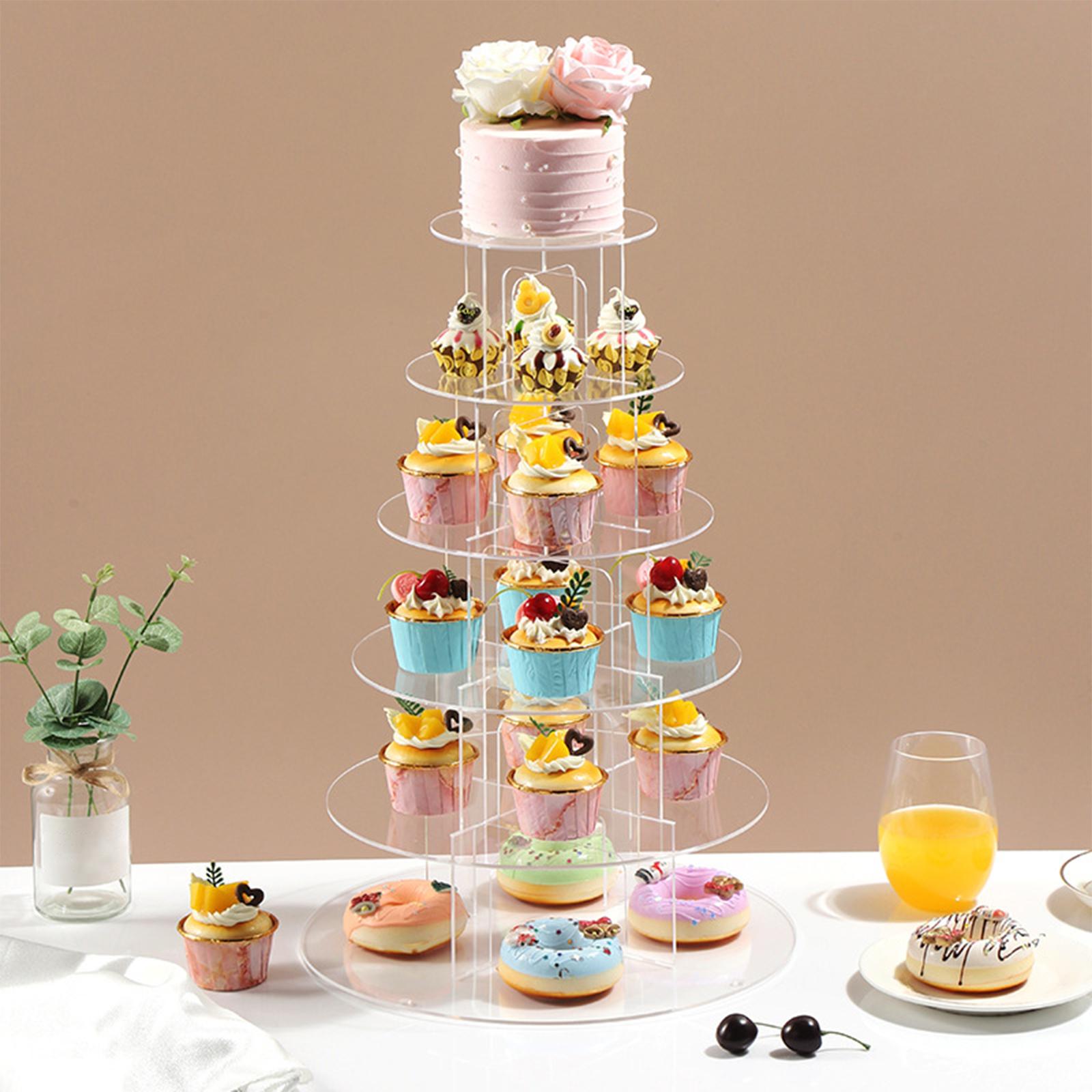 Suporte acrílico para cupcake, - Cupcake Stand Tier avaliação e preço