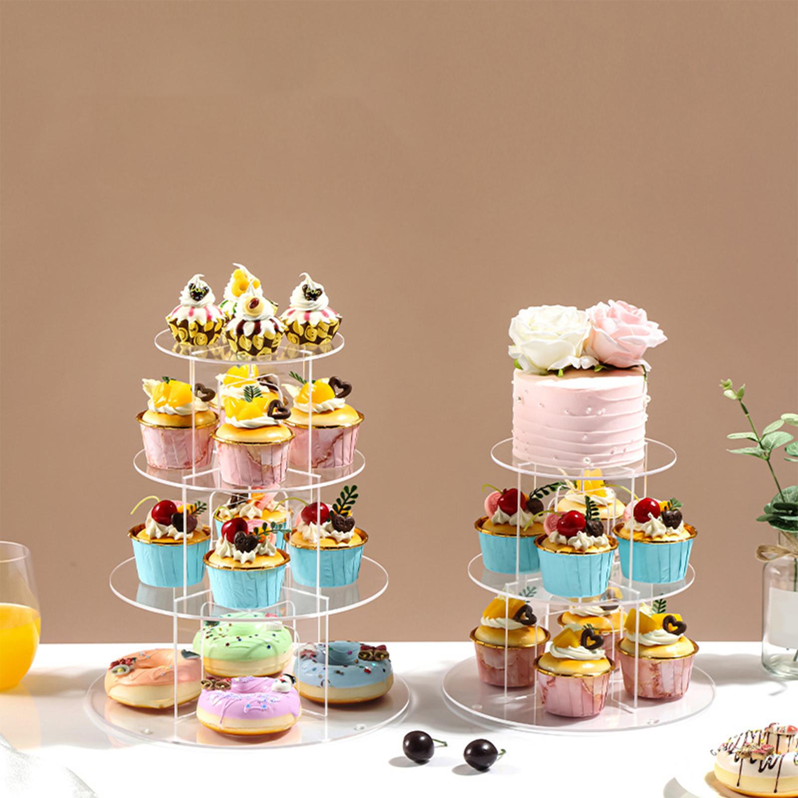 Suporte acrílico para cupcake, - Cupcake Stand Tier avaliação e preço