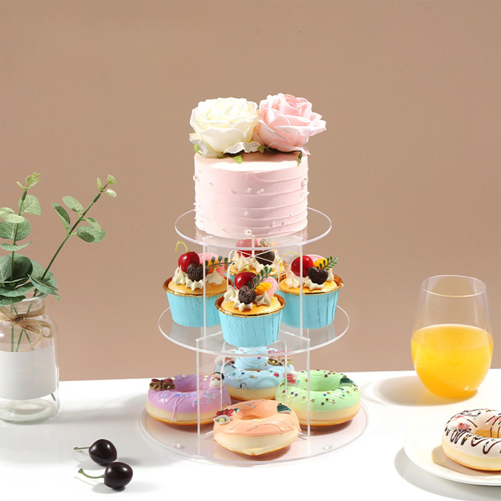 Suporte acrílico para cupcake, - Cupcake Stand Tier avaliação e preço