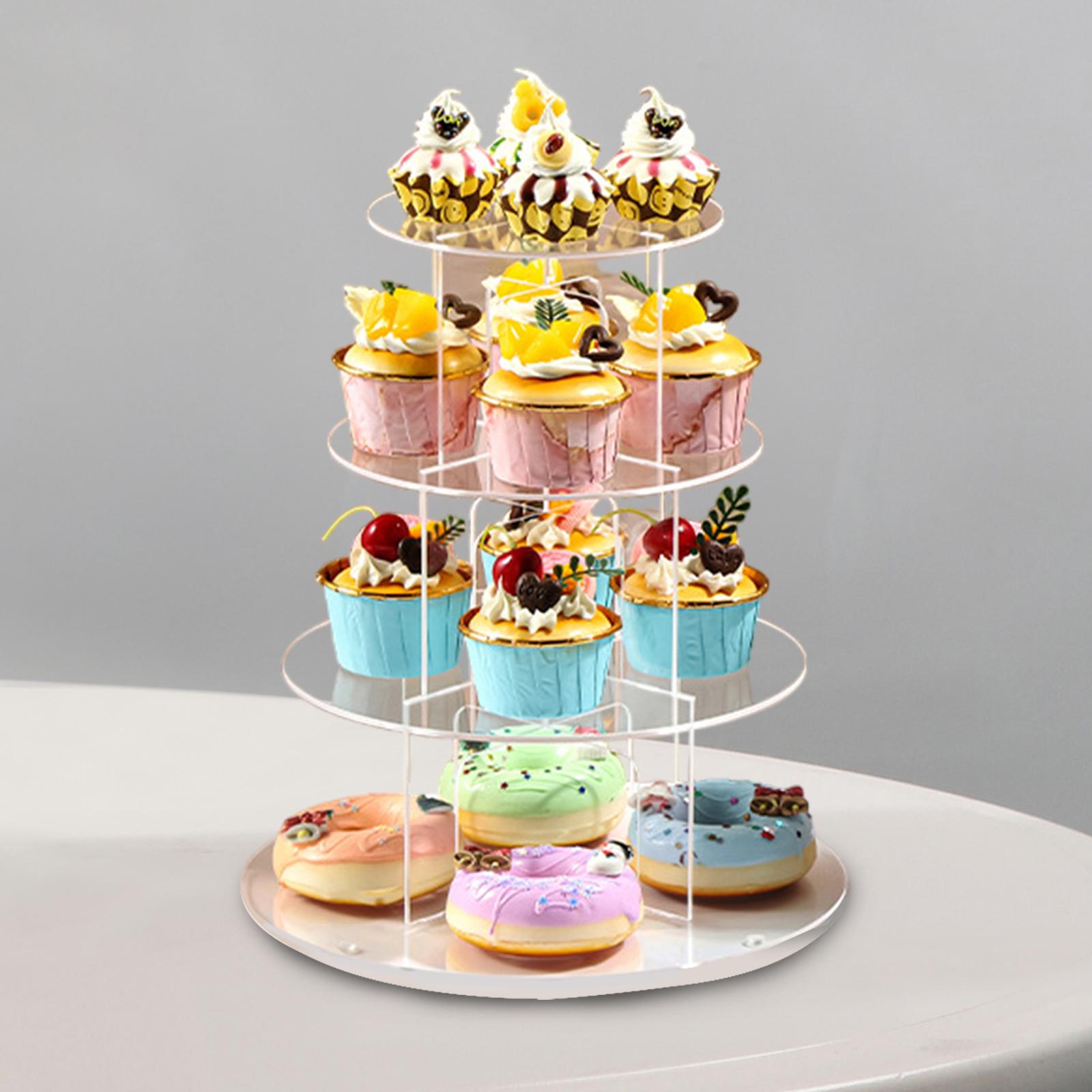 Suporte acrílico para cupcake, - Cupcake Stand Tier avaliação e preço