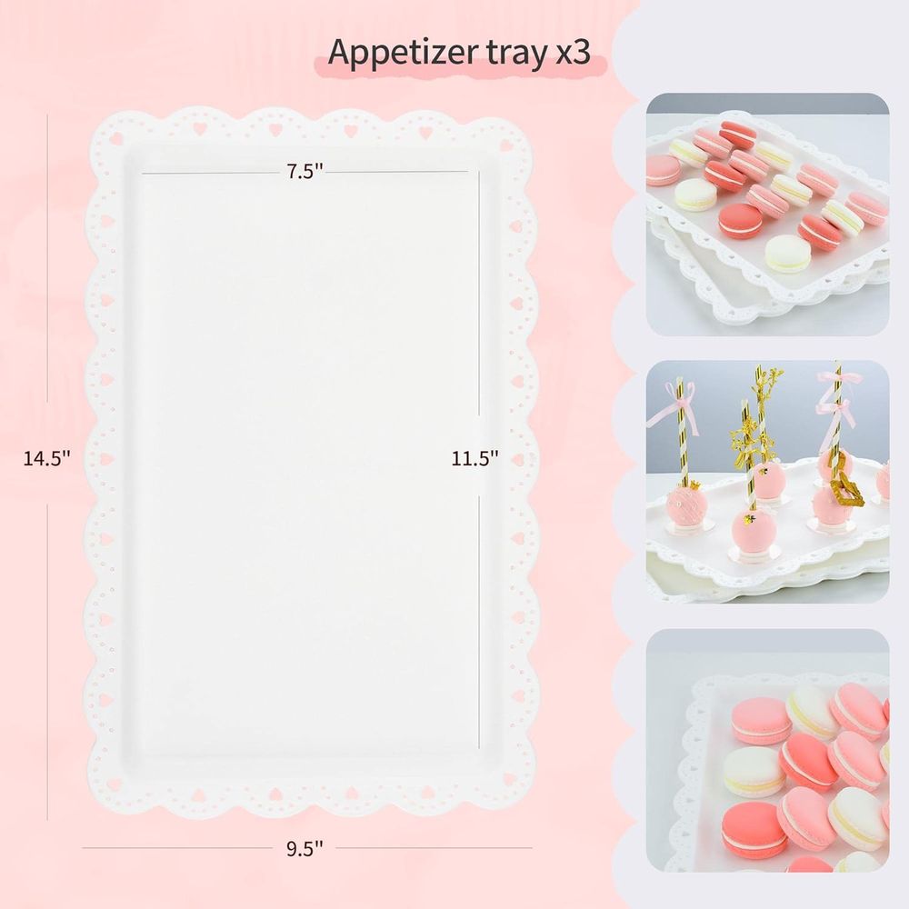Conjunto de Suporte para Bolos - Cupcake Stand Tier avaliação e preço