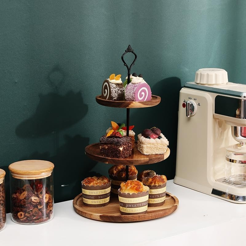 Suporte de Bolo de 3 Andares e - Cupcake Stand Tier avaliação e preço