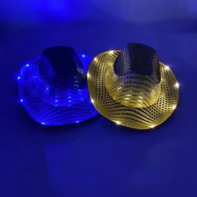 Blinky led luz cowboy cowgirl  - Party Hat Cone avaliação e preço
