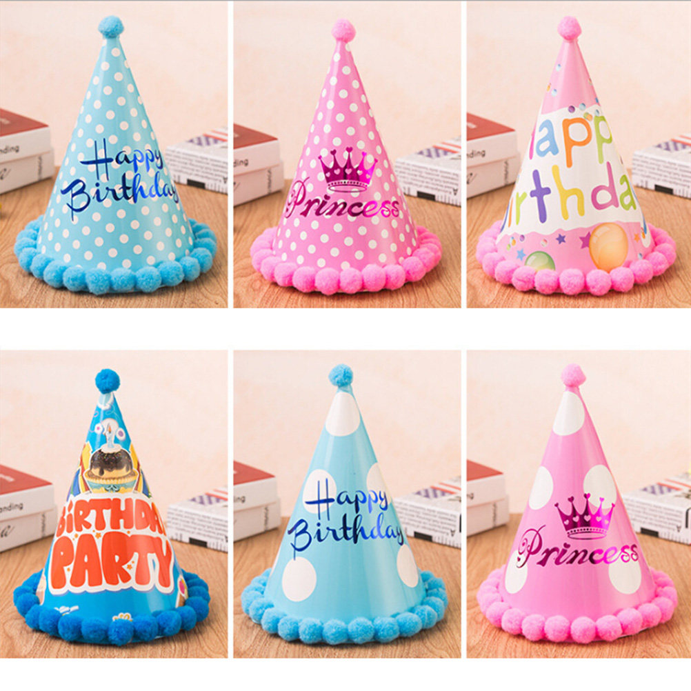 12 Chapéus de Aniversário em F - Party Hat Cone avaliação e preço