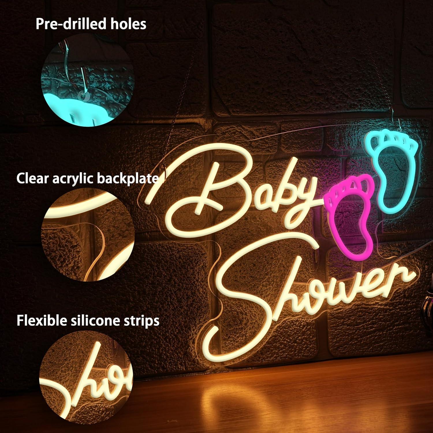 Letreiro Neon para Chá de Bebê - Neon Sign Party avaliação e preço