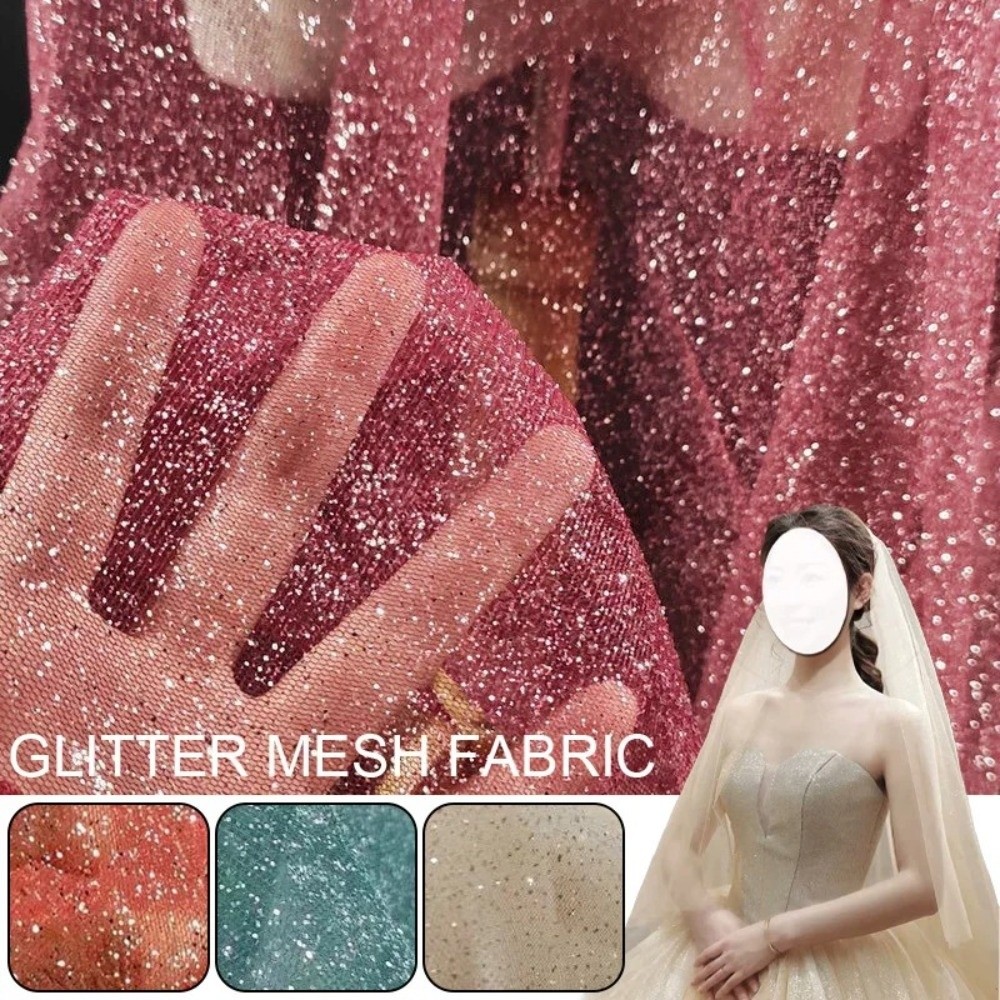 Novo 45cmx150cm malha brilho t - Glitter Tablecloth avaliação e preço