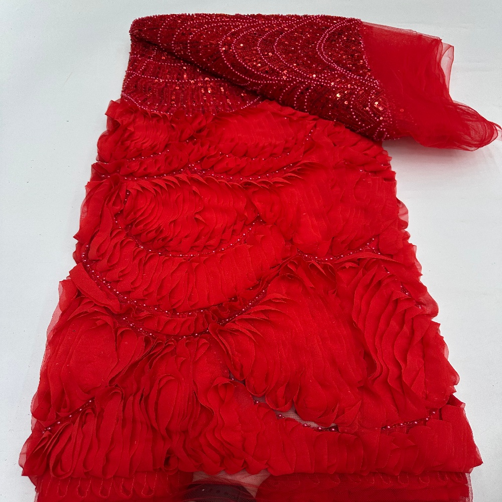 Tecido de Renda Africana Luxuo - Glitter Tablecloth avaliação e preço